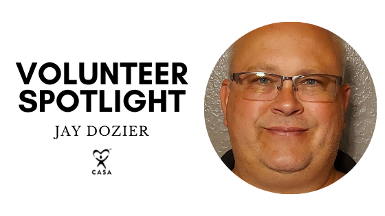 Volunteer Spotlight. Jay Dozier. Close Up. 